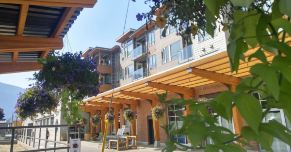 Kootenay Co-op exterior in the summer time.