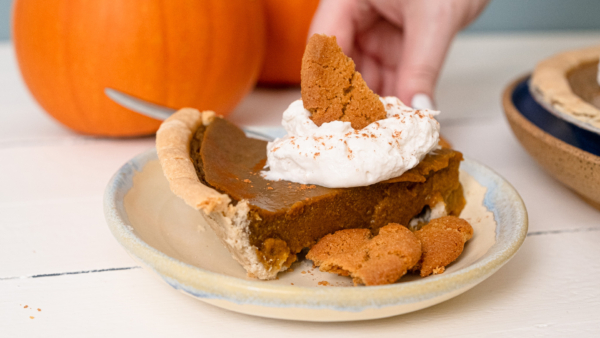 Vegan + Gluten-Free Pumpkin Pie
