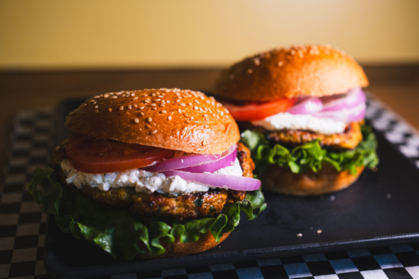 Moroccan-spiced Turkey Burger Recipe.