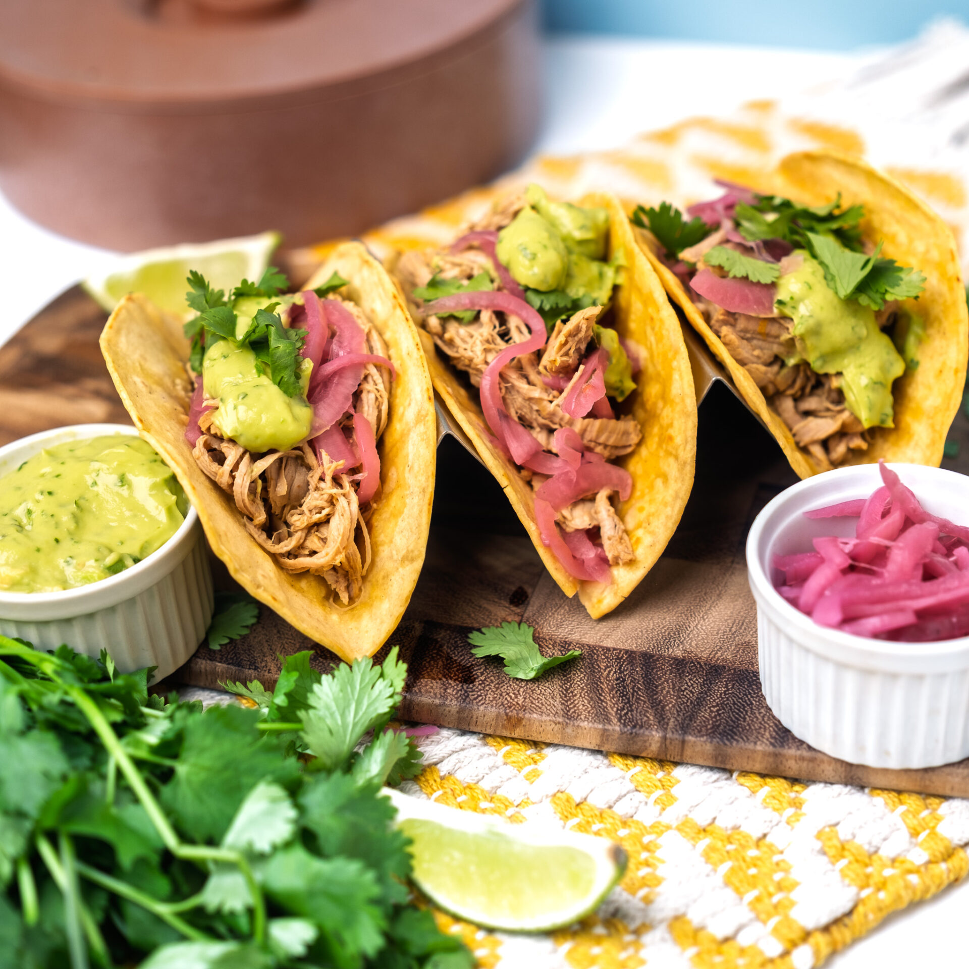 Pulled Pork Tenderloin Tacos